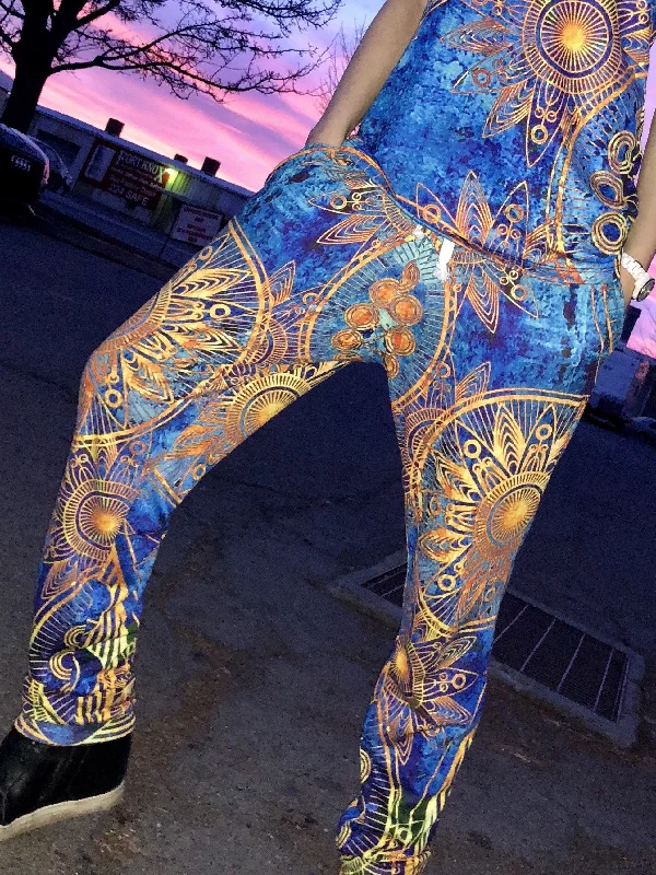 Weekend Deals That Impress Gold Boho Unisex Pajama Pants