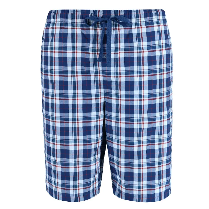 Deep Savings Hanes Men's Big and Tall Woven Cotton Pajama Sleep Shorts