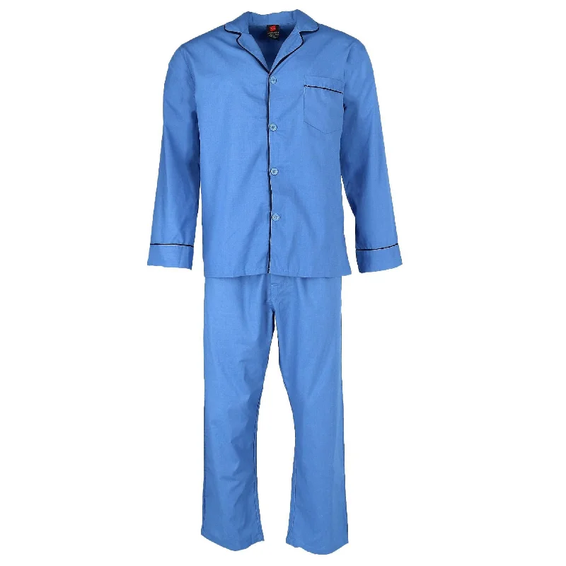 Time-Limited Offer Hanes Men's Big & Tall Broadcloth Long Sleeve Pajama Set