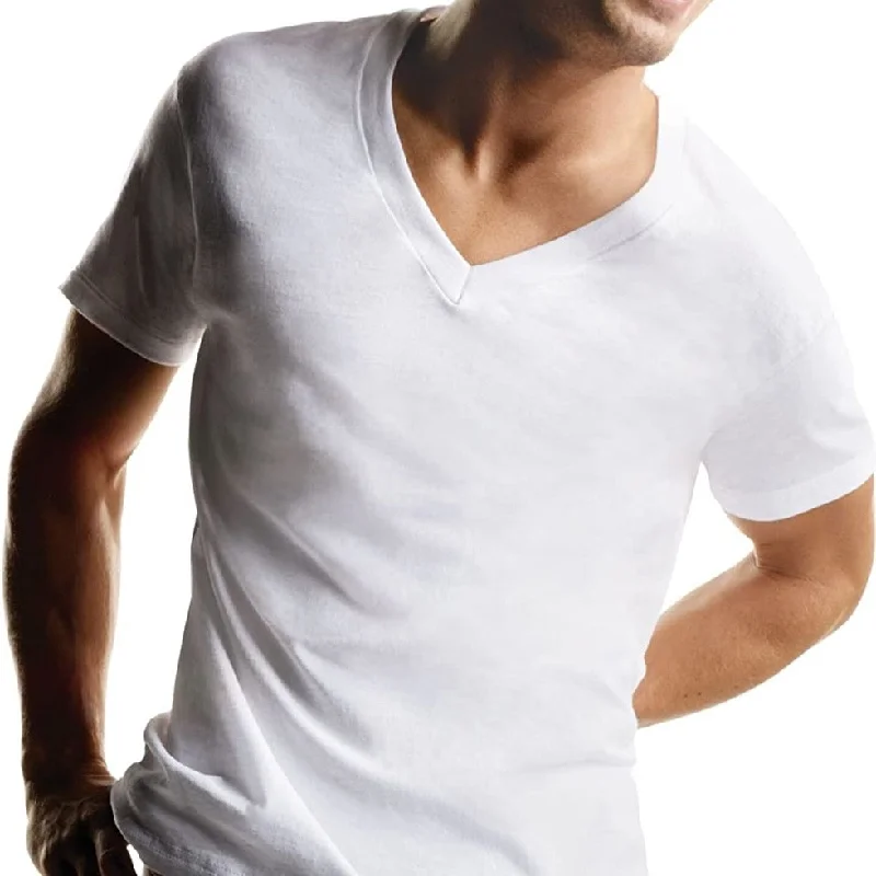 HANES 777 3-PACK COMFORT SOFT V-NECK