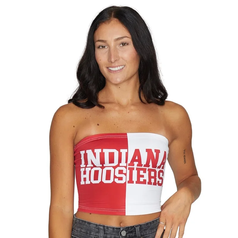 Indiana Hoosiers Two Tone Tube Top