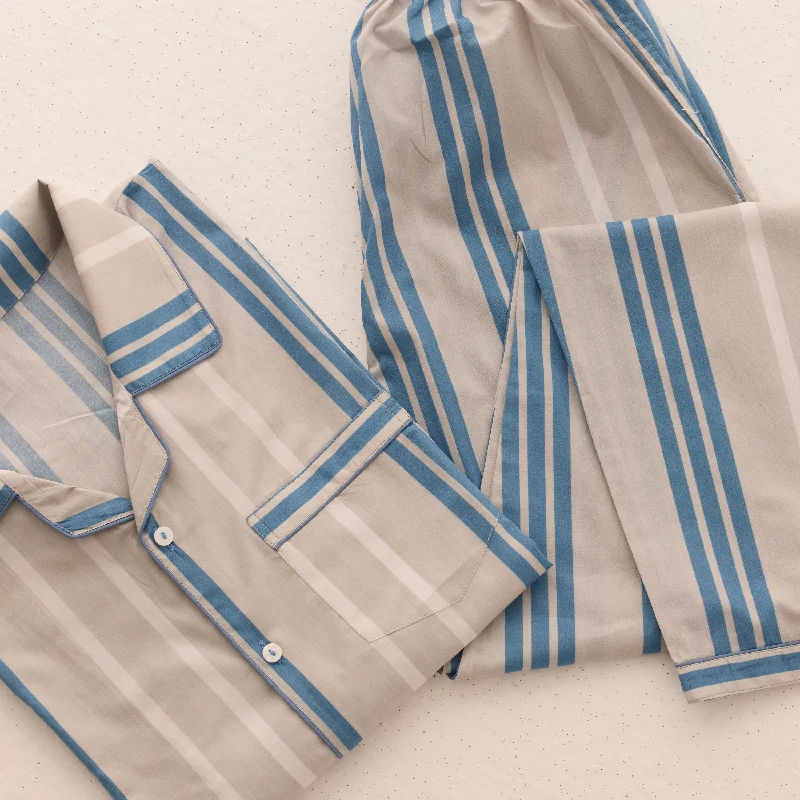 Unmissable Sale Men Coastal Striped Pajama Set