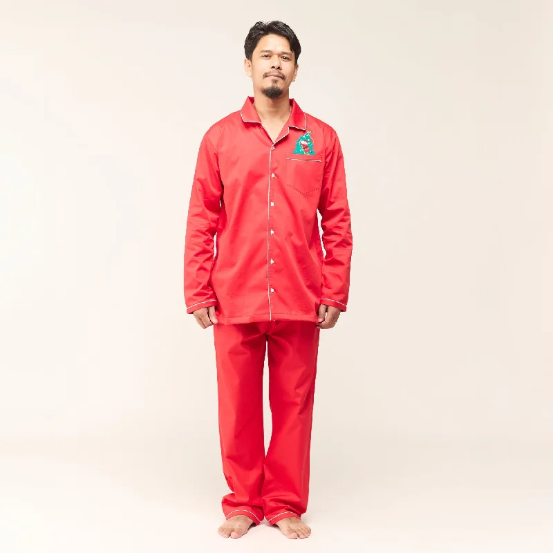 Big Savings Men Deck The Halls Pajama Set