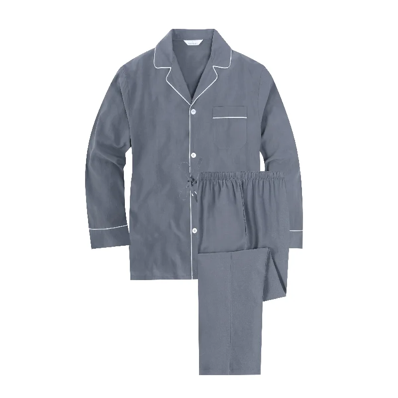 Can't Beat Mens 2-Piece Cooling Pajama Set made from Eucalyptus Tencel - Hypoallergenic and Eco-Friendly Fabric