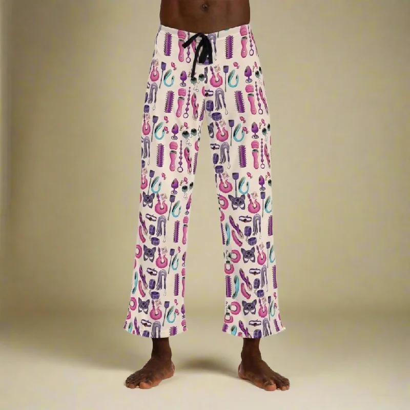 Weekend Savings Sensation Men's Pajama Pants - Funky Bolt Print