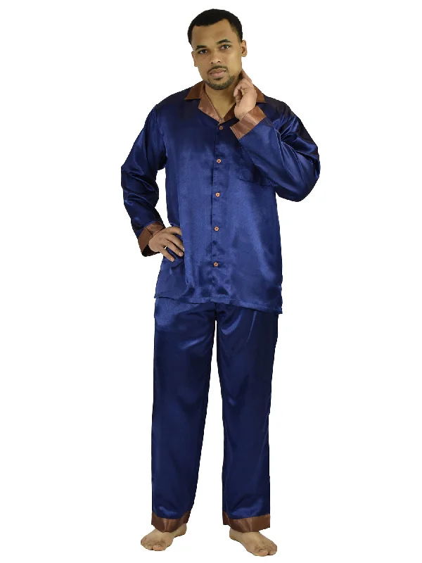 Navy Blue with Contrast Trim