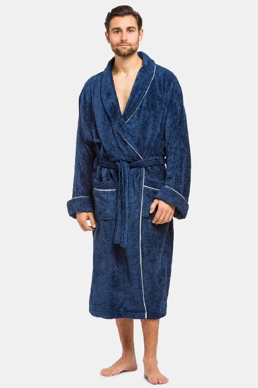 Limited Offer Men's Premier Turkish-Style Full Length Terry Cloth Spa Robe