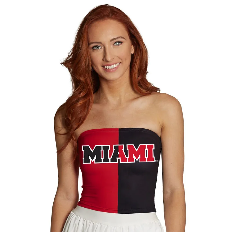 Miami University Two Tone Tube Top