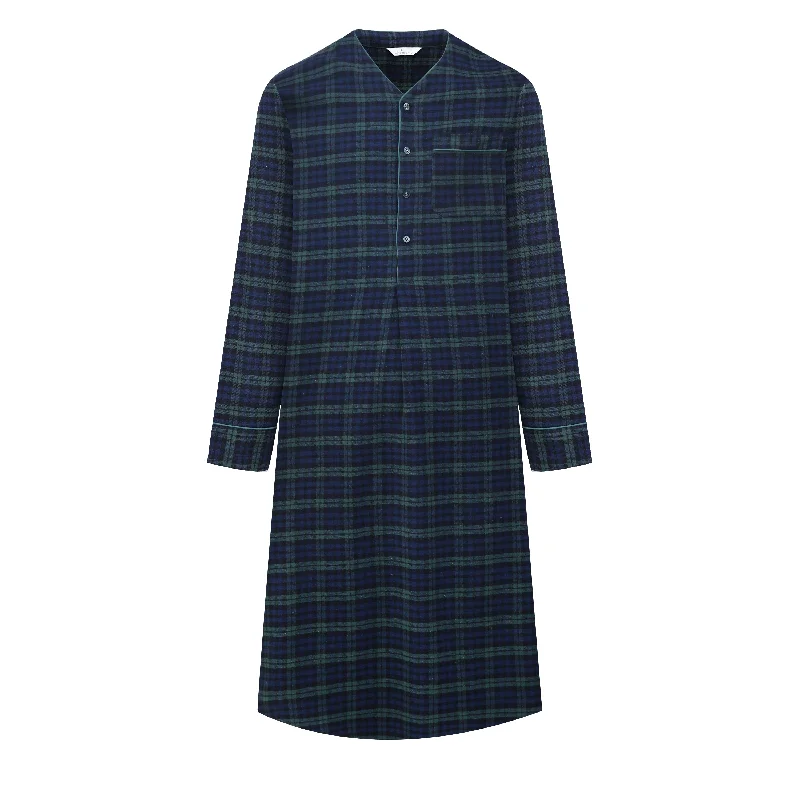 Navy Green Scotch Plaid