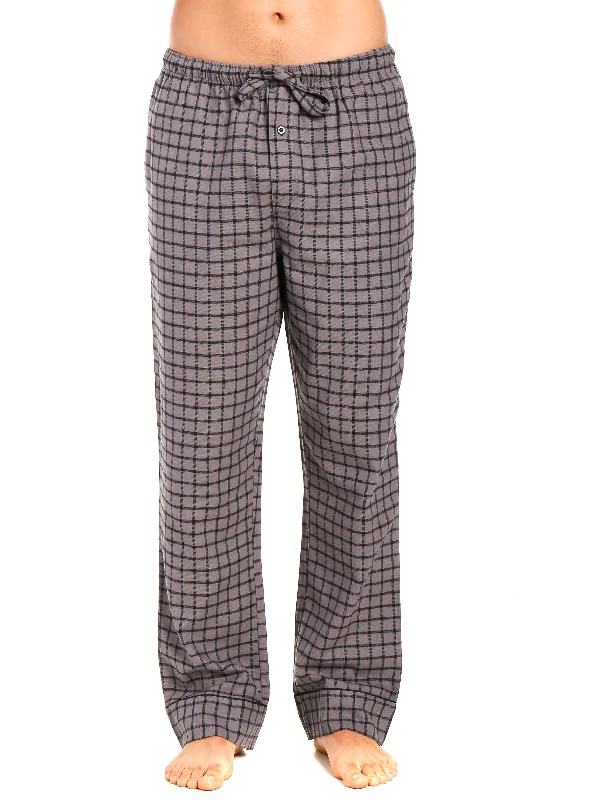 Weekend Deals to Brighten Your Day Mens Gingham 100% Cotton Flannel Lounge Pants - Checks - Charcoal Black Weekend Deals to Brighten Your Day Mens Gingham 100% Cotton Flannel Lounge Pants - Checks - Charcoal Black
