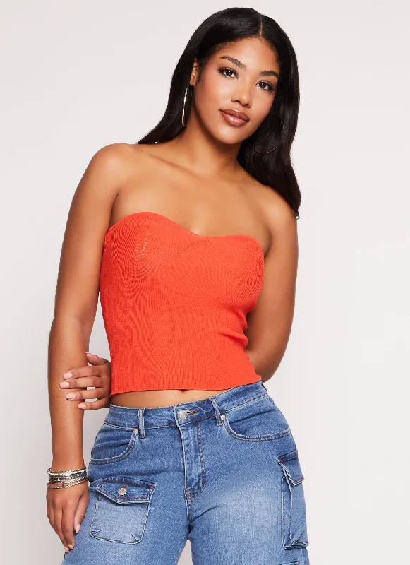 Basic Knit Tube Top