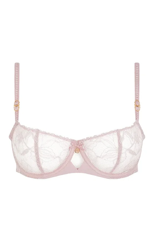 Orchids Half-Cup Balcony Bra