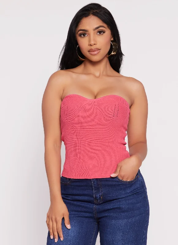 Basic Knit Tube Top