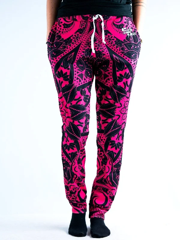 Weekend Bargains to Cherish Pink Mandala Unisex Pajama Pants