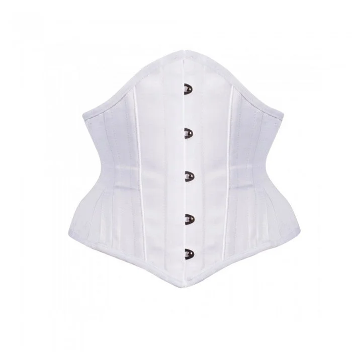 Riley White Waist Training Waspie Underbust