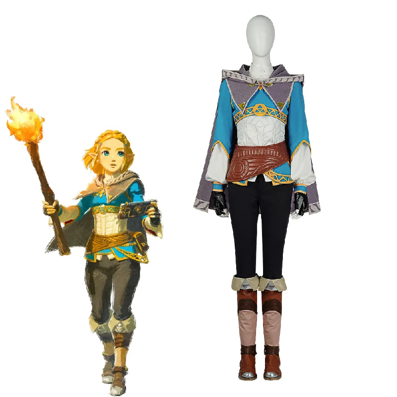 Rulercosplay Game The Legend of Zelda: Tears of the Kingdom Princess Zelda Cosplay Costume - Luxury Version