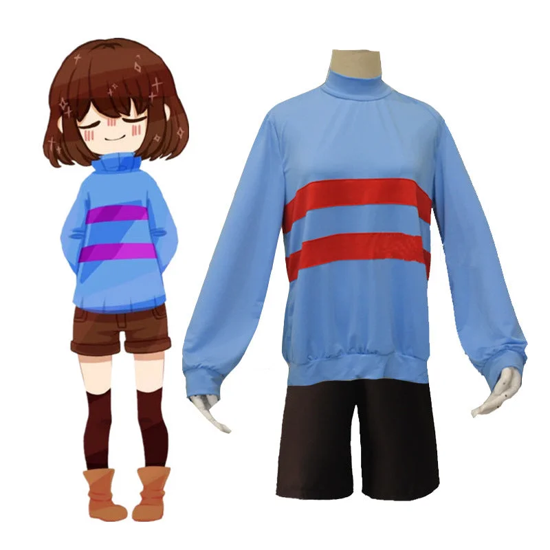 Rulercosplay Undertale Frisk Game Cosplay Costume