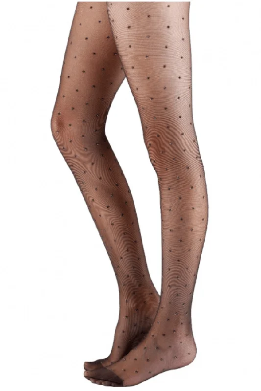 Sparkle Spot Pattern Tights