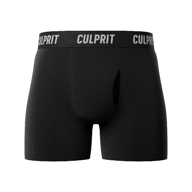 Stealth Black 🥷 Boxer Briefs w/ fly