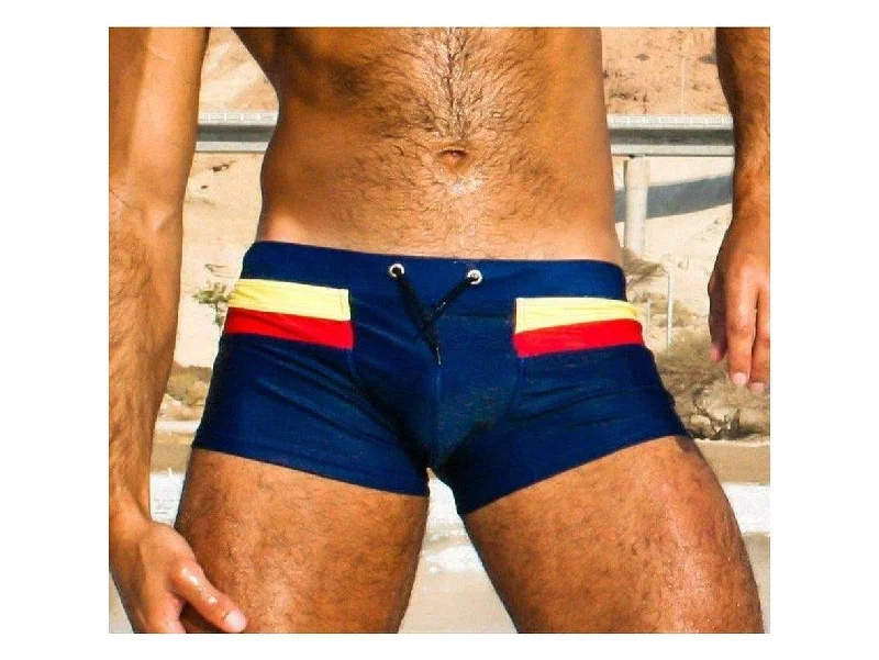 Gay Swim Trunks | TADDLEE Swimwear Square Cut Swim Trunks