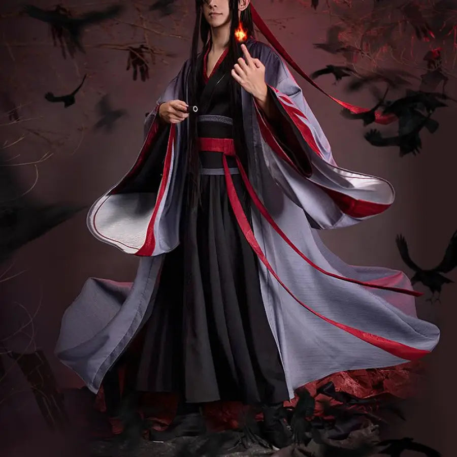 Pre-sale Grandmaster of Demonic Cultivation Yiling Patriarch Wei Wuxian Cosplay Costume C00046