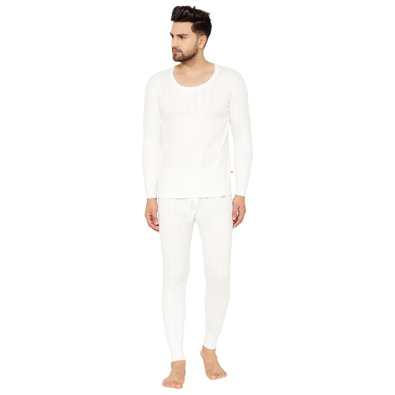 Vimal Jonney White Thermal Top For Men's