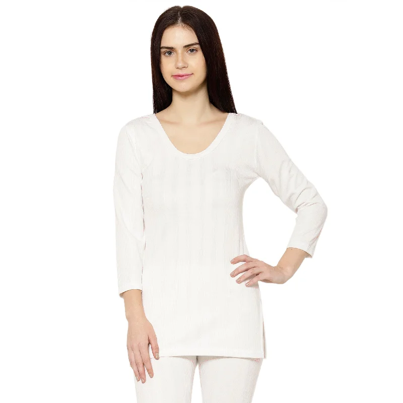 Deal of the Day Vimal Jonney White Top Thermal For Women's