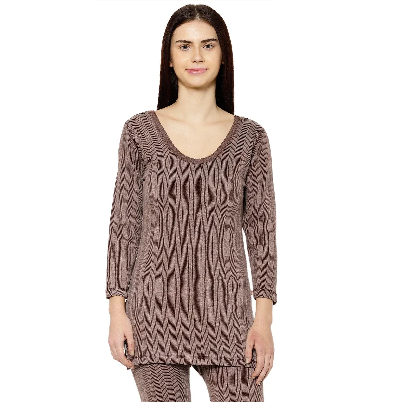 Extra Savings Vimal Jonney Brown Top Thermal For Women's
