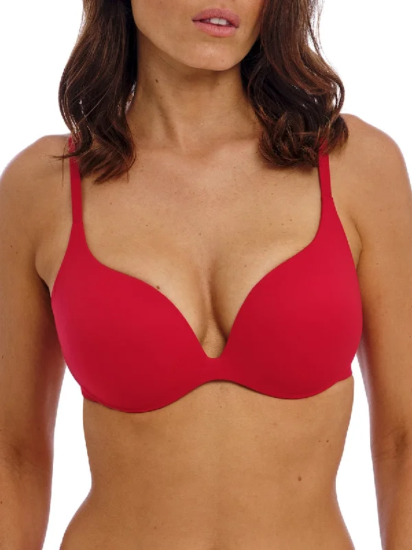 Ines Secret Push Up Bra - Equestrian Red