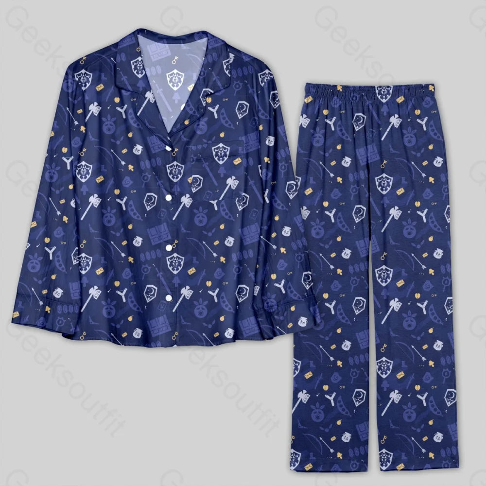 One-Day Only Zelda Game Pattern Pajamas Set