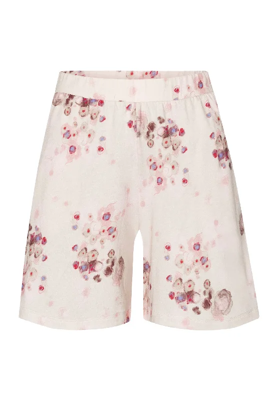 Massive Savings Sleep And Lounge Shorts | Watery Blossoms 77486-2367
