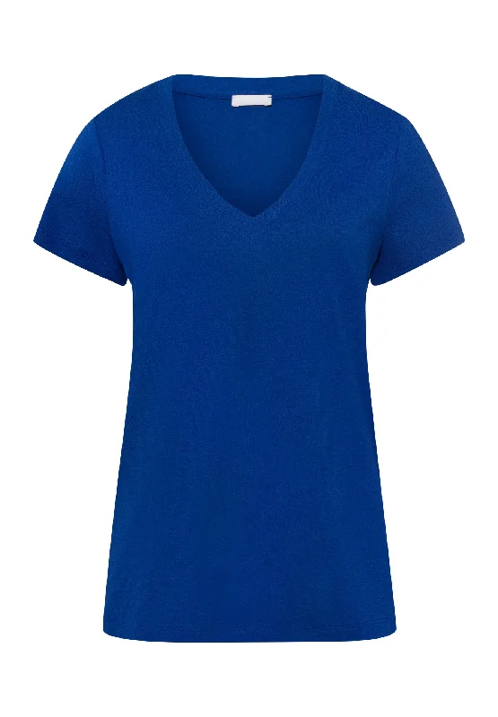 Weekend Bargains Just for You Sleep And Lounge V-Neck T-Shirt | Deep Indigo 77876-1653