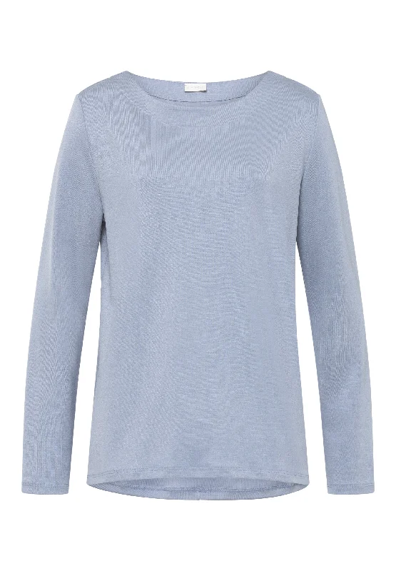 Mega Discount Pure Comfort Relaxed Round Neck Tencel Top | Cloud Dancer 78602-2148