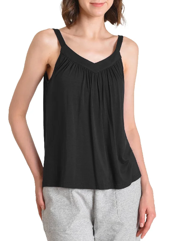 Weekend Deals That Dazzle Women's Viscose Cami Pajama Top Cute Sleep Tank Top