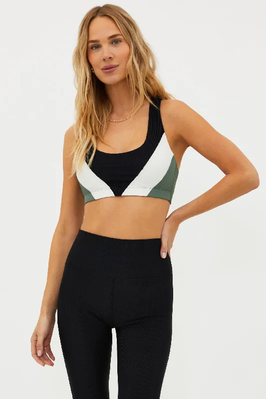 Beach Riot Lucia Top - Queen Palm Colorblock