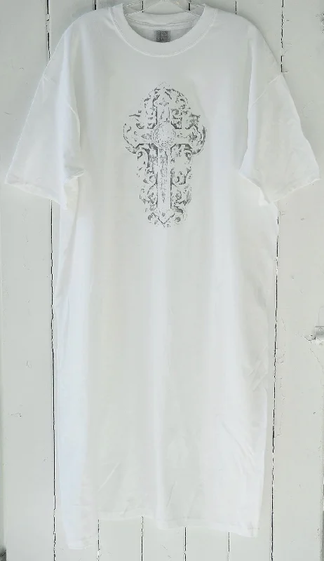 Weekend Offers That Shine Big Baroque Cross Nightshirt
