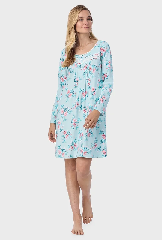 Shop and Save Blooming Lily Cotton Short Nightgown