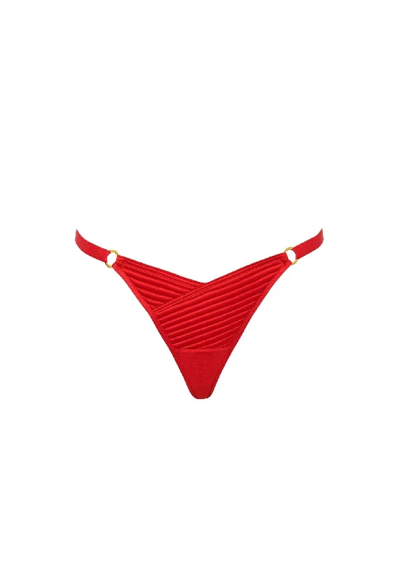 Allegra Ouvert Panty (Red)