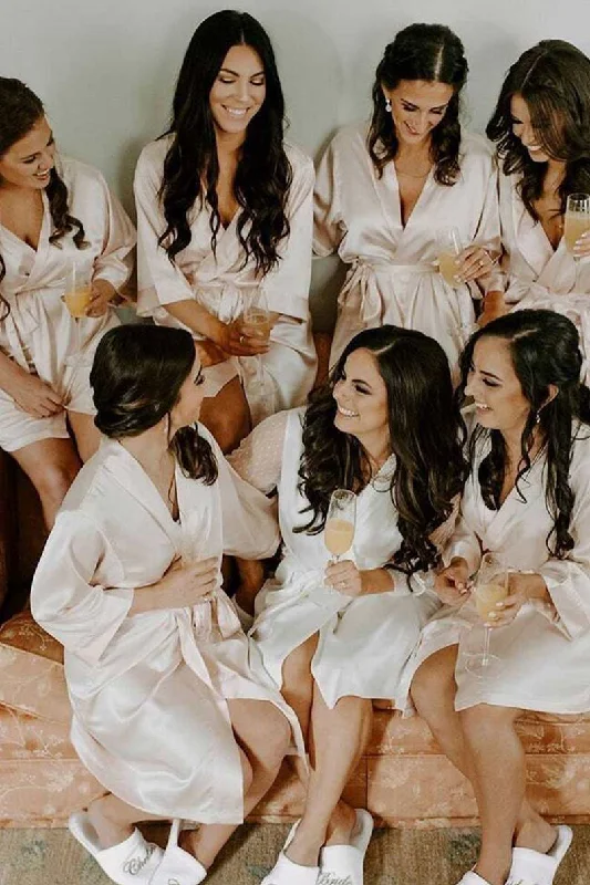 Buy Today (Set of 5) Satin Bridesmaid Robes Bundle