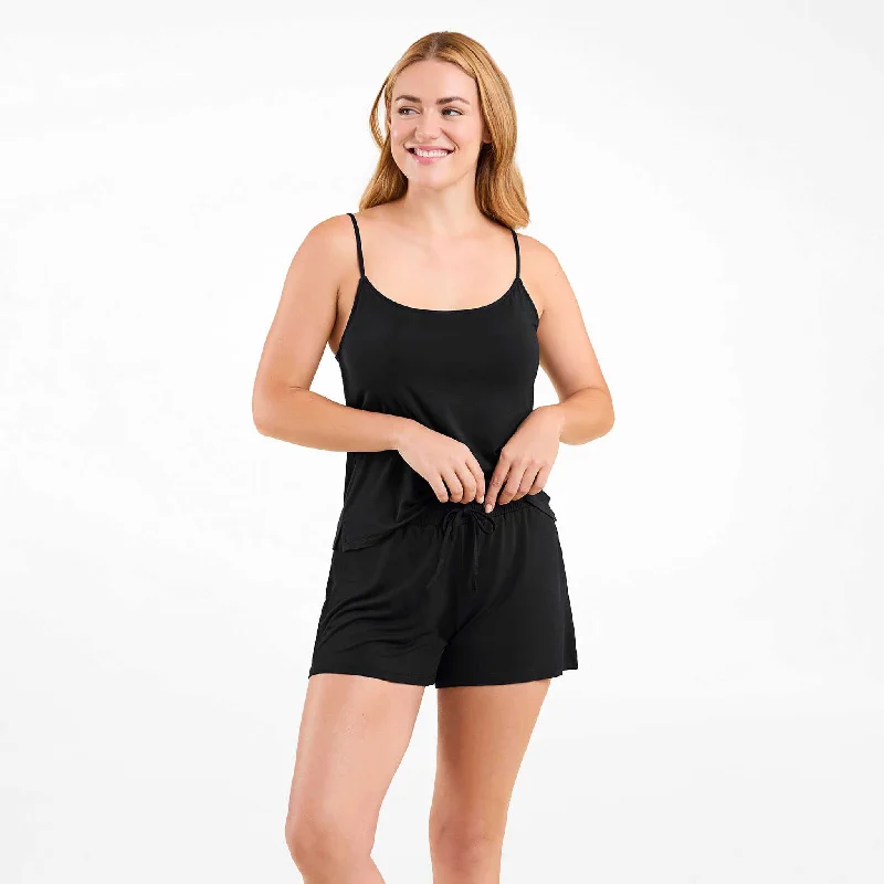 Final Clearance Cami Sleep Set | Black