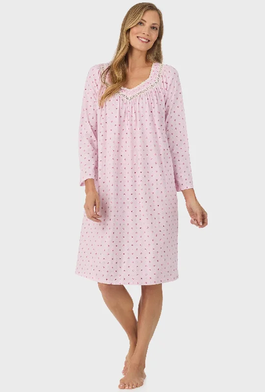 Weekend Offers That Amaze Cotton Candy Geo Long Sleeve Nightgown