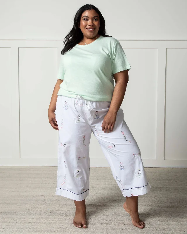 Crazy Deal Daughters Of Triton - Cropped PJ Pants - Cloud