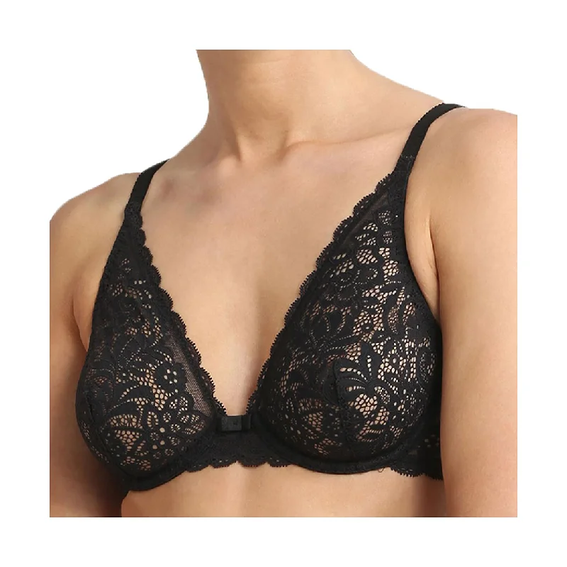 Dim Unwired Black Lace Bra