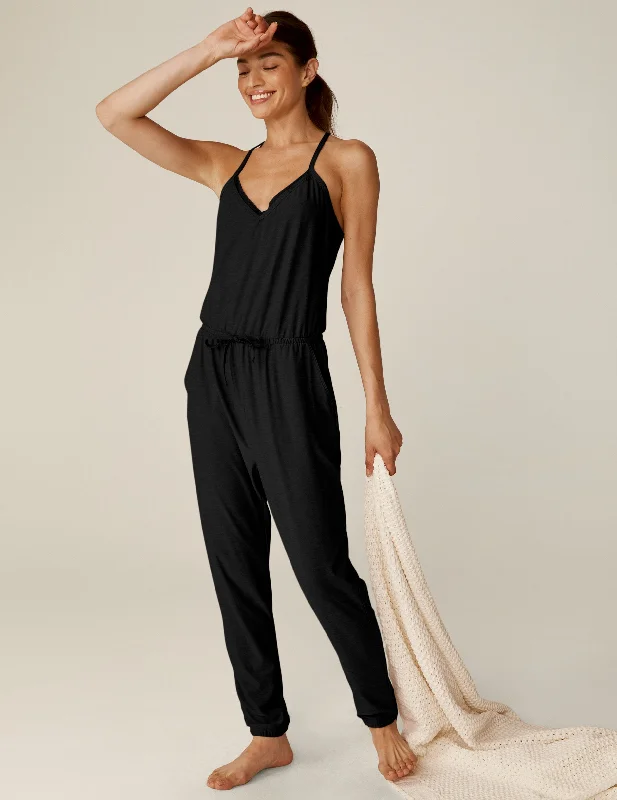 Weekend Bargains to Cherish Featherweight Dream Lace Racerback Jumpsuit