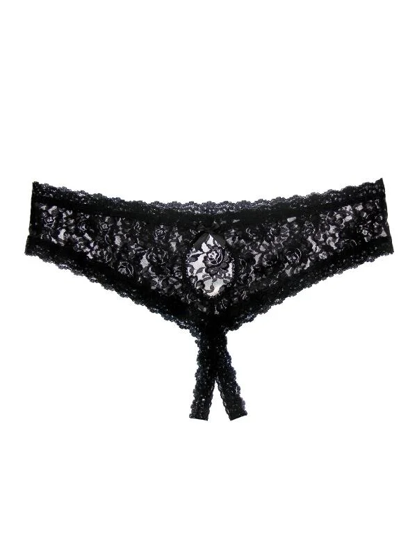 Plus Size Cheeky Bikini Crotchless Panties