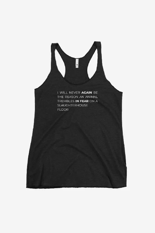 I Will Never Again Women's Racerback Tank