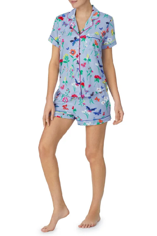 Special Offer Kate Spade Short Notch PJ Set