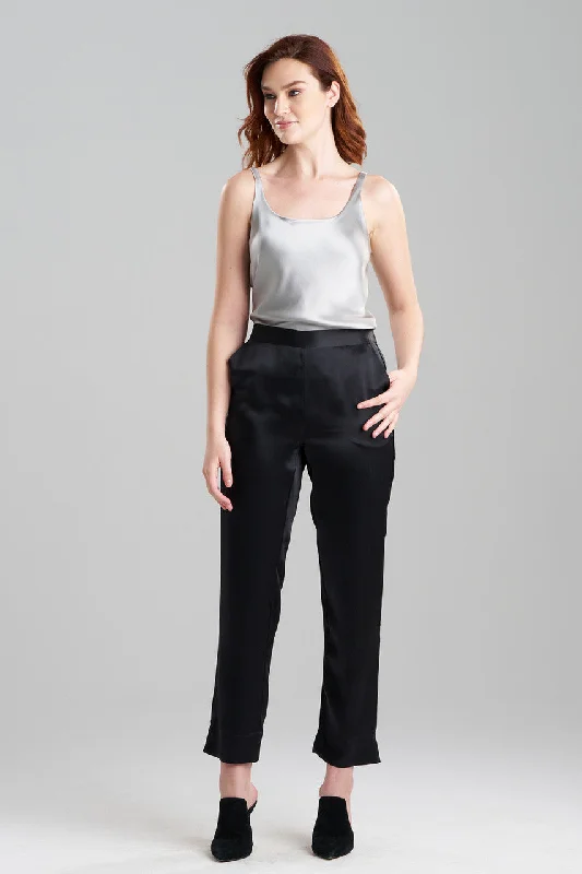 Price Slash Key Essentials Silk Slim Pants