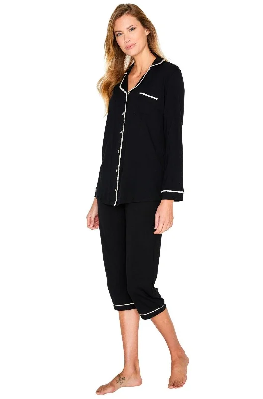 Weekend Deals to Make You Happy Long Sleeve Cropped PJ Set