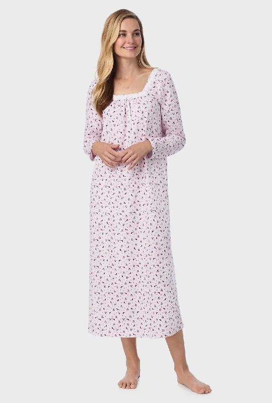 Weekend Bargains Await You Mini Cardinal Cotton Ballet Nightgown